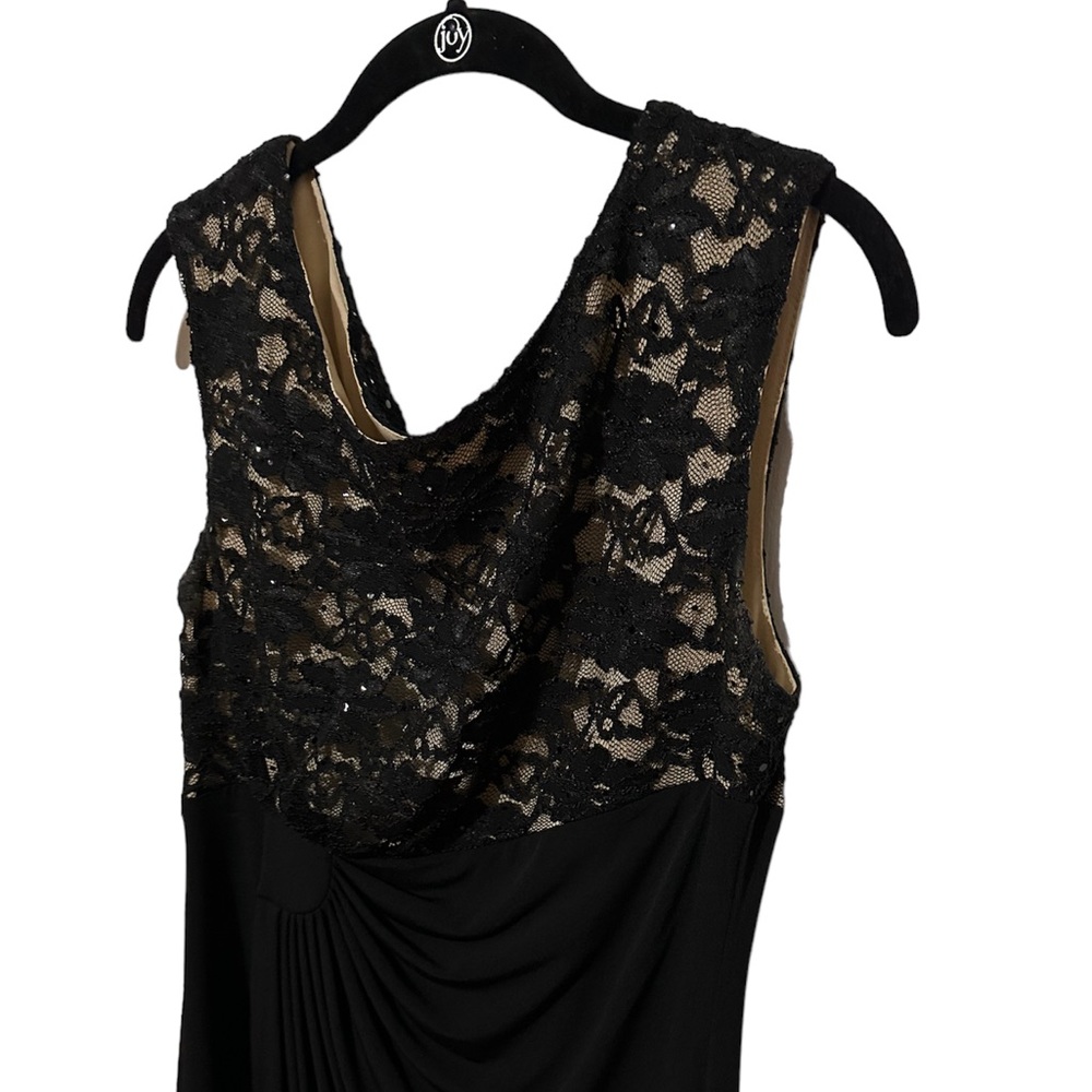 Connected Black Sleeveless Dress Size 12 - Picture 7 of 12